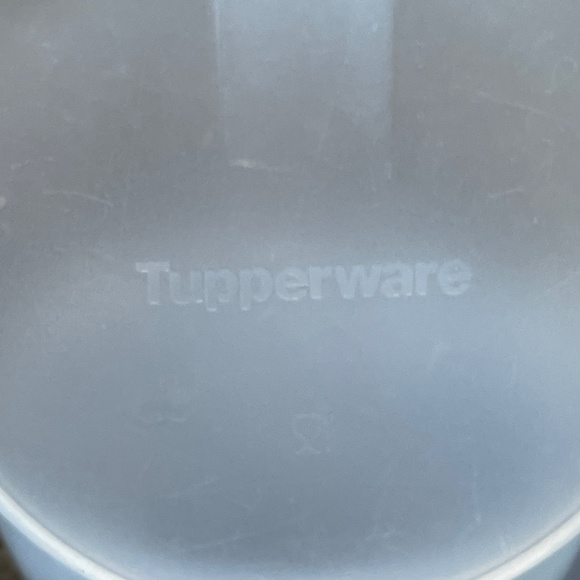 Tupperware Forget Me Not Containers Set of 2 BLUE Large Apple Onion Tomato - Picture 3 of 3